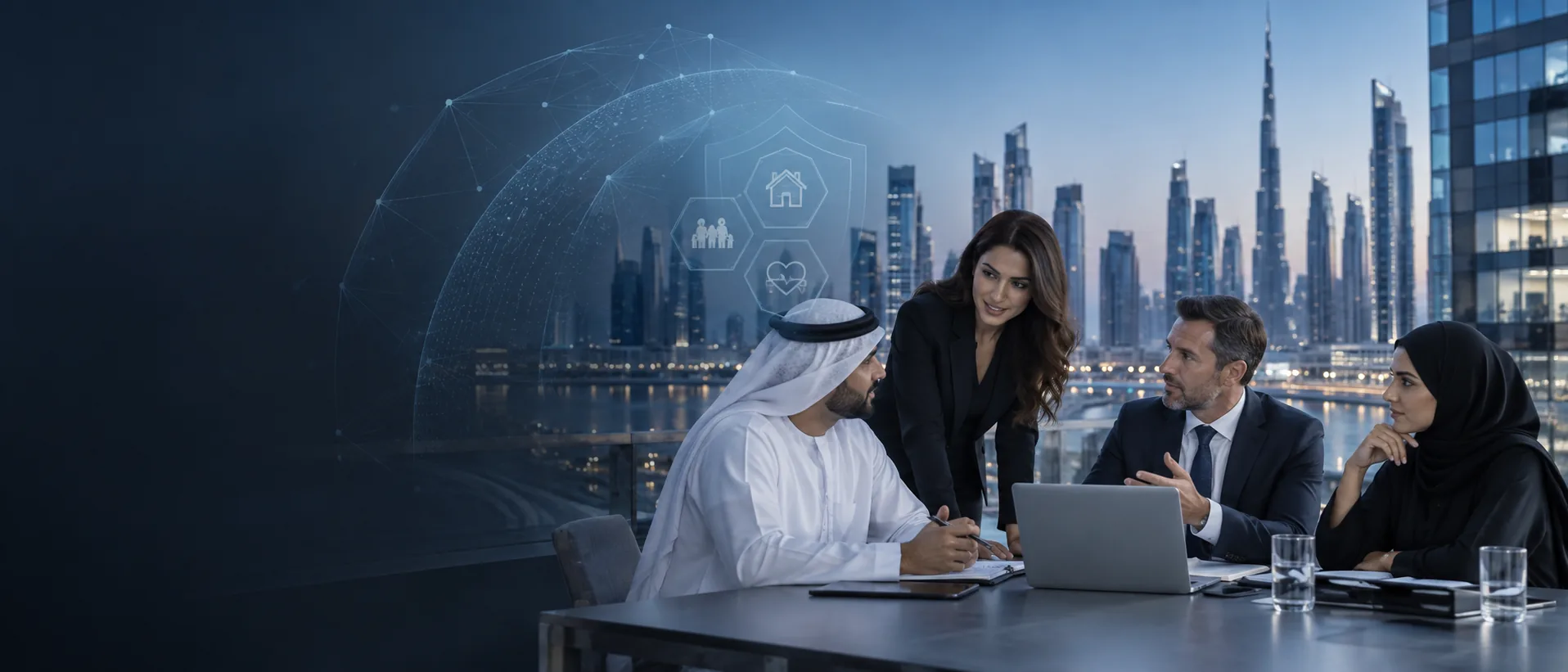 Global digital engagement network connecting business professionals